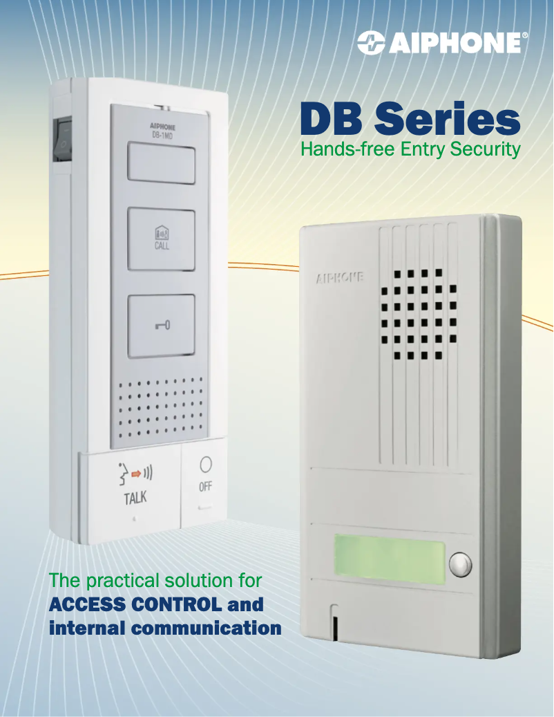 Page n°1 - Manuel utilisateur Aiphone DBS-1A