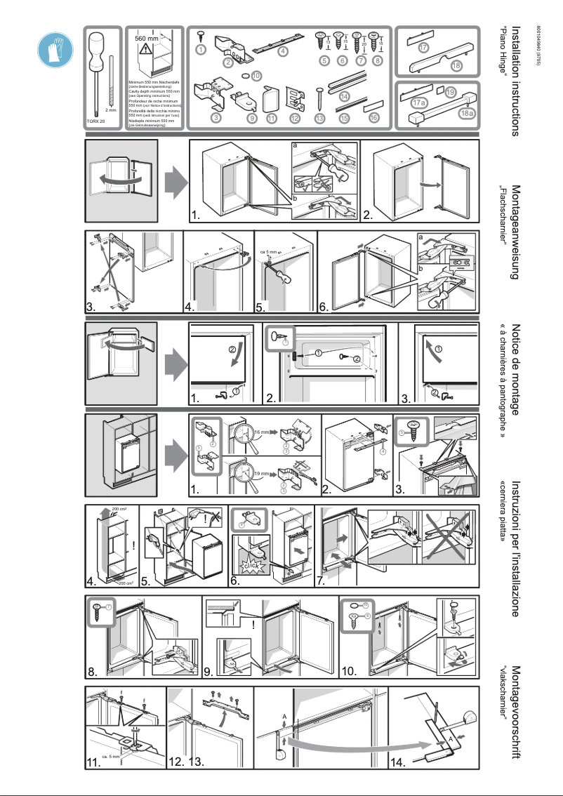Page n°1 - Guide d'installation Siemens KI18LV60