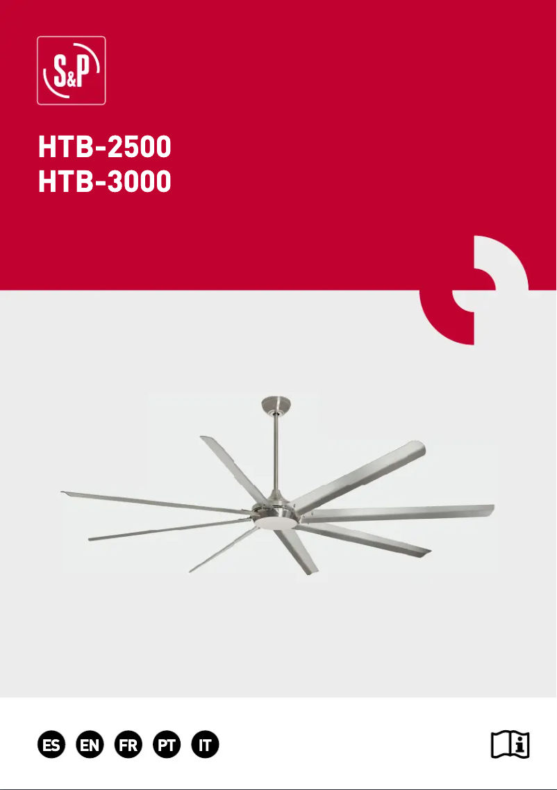 Image de la première page du manuel de l'appareil HTB-2500