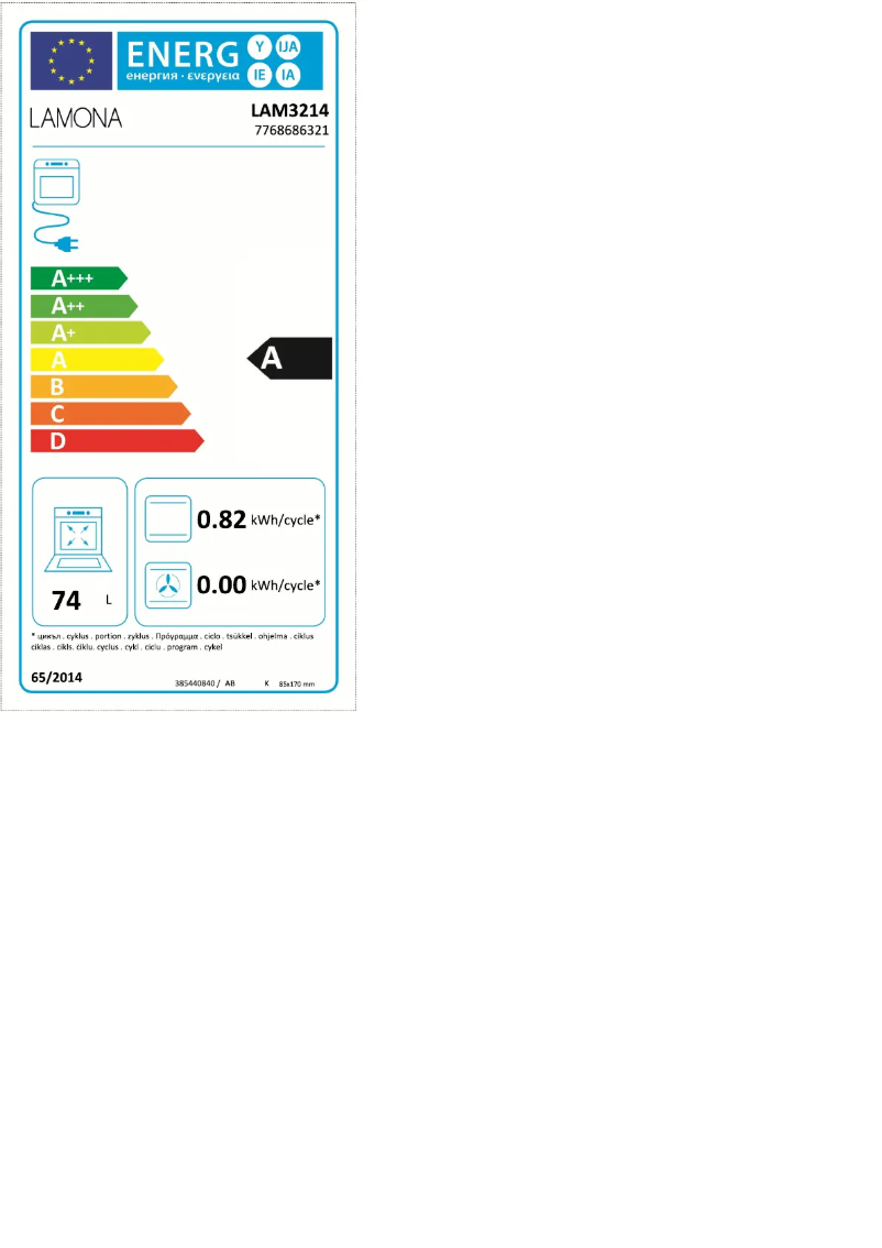 Image de la première page du manuel de l'appareil LAM3214