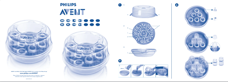 Image de la première page du manuel de l'appareil AVENT SCF297