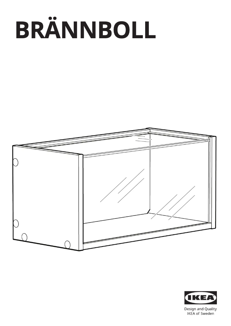 Página 1 del manual Manual de usuario Ikea BRÄNNBOLL 005.865.29