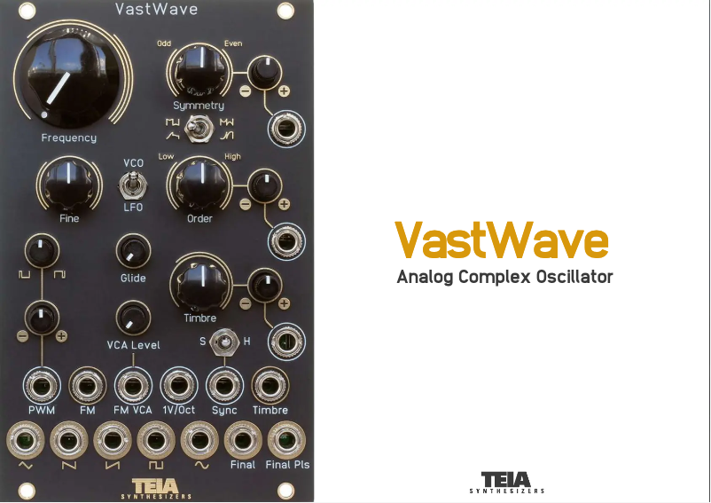 Page n°1 - Manuel utilisateur Teia VastWave