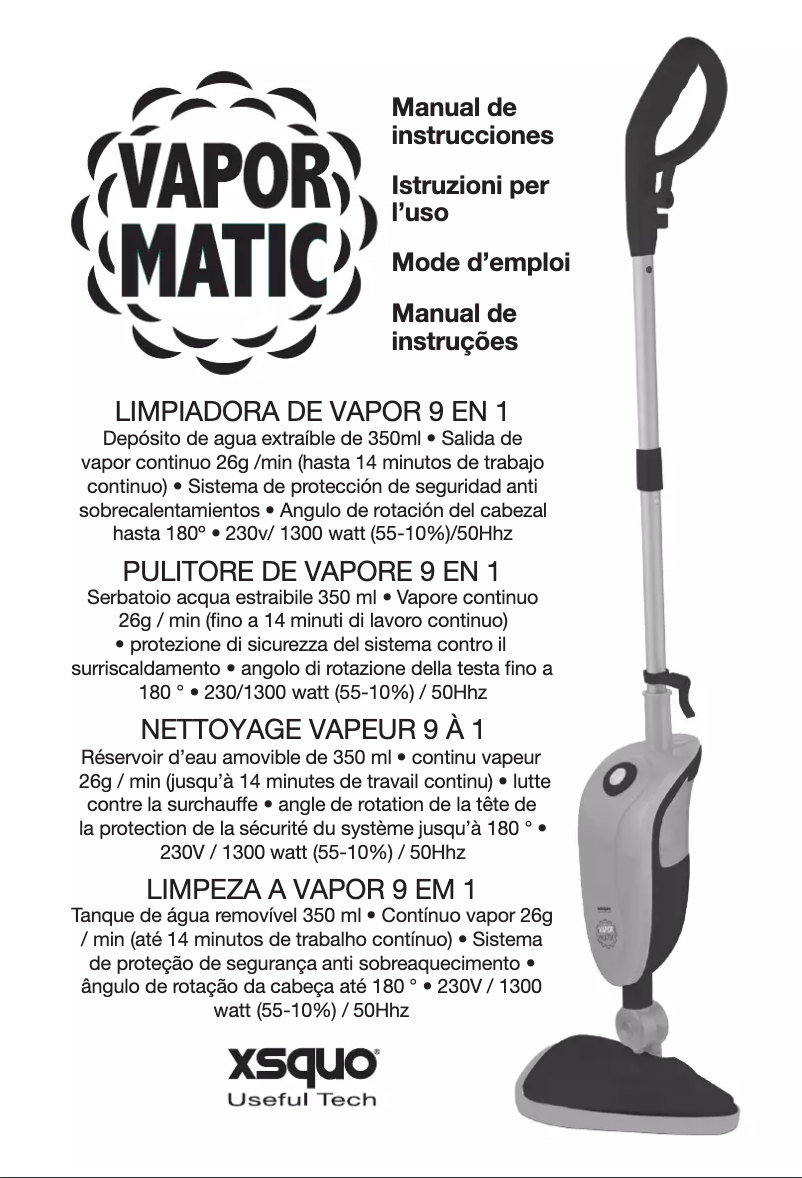 Image de la première page du manuel de l'appareil VaporMatic