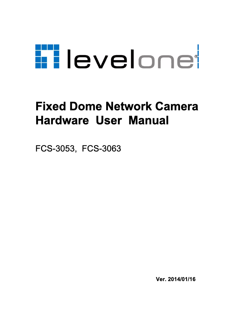 Image de la première page du manuel de l'appareil FCS-3063