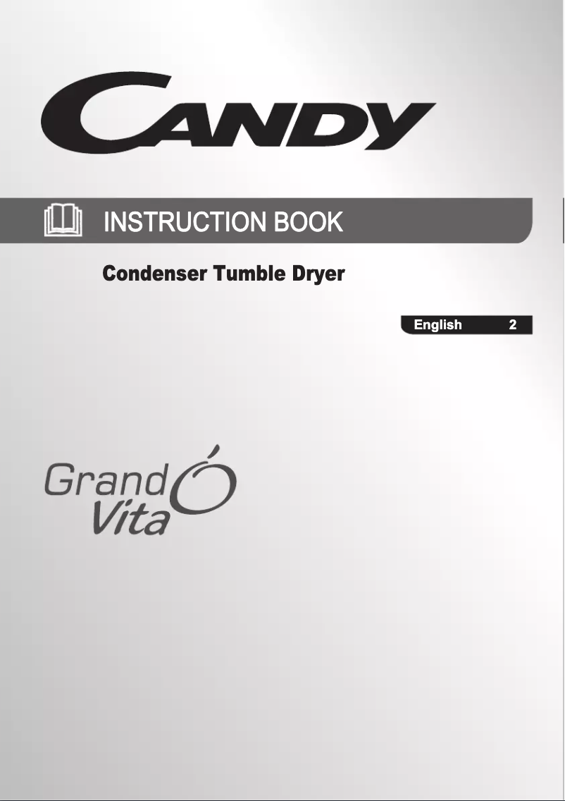 Page n°1 - Manuel utilisateur Candy GVC D101BBC-80