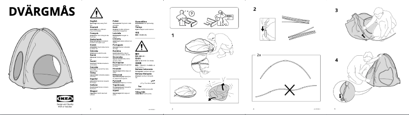 Page 1 de la notice Manuel utilisateur Ikea DVÄRGMÅS 705.475.96