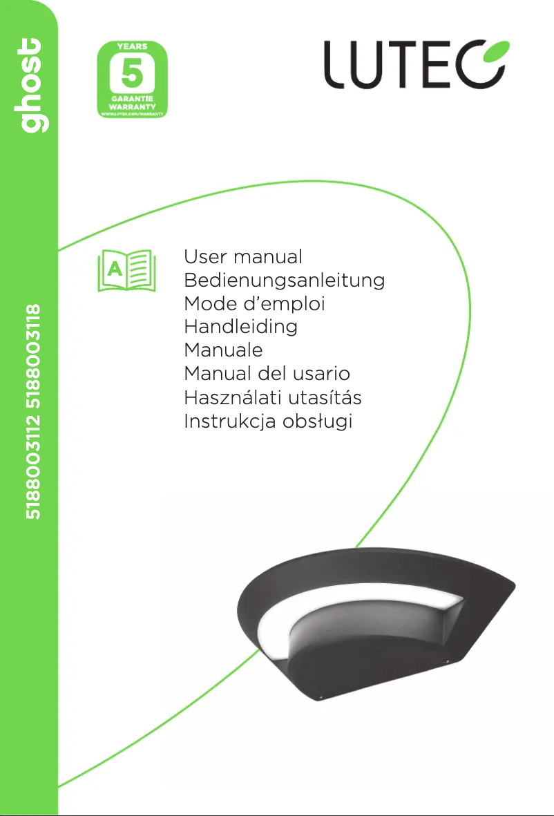 Página 1 del manual Manual de usuario Lutec Ghost