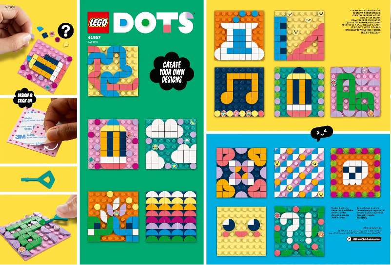 Page n°1 - Manuel utilisateur Lego DOTS 41948