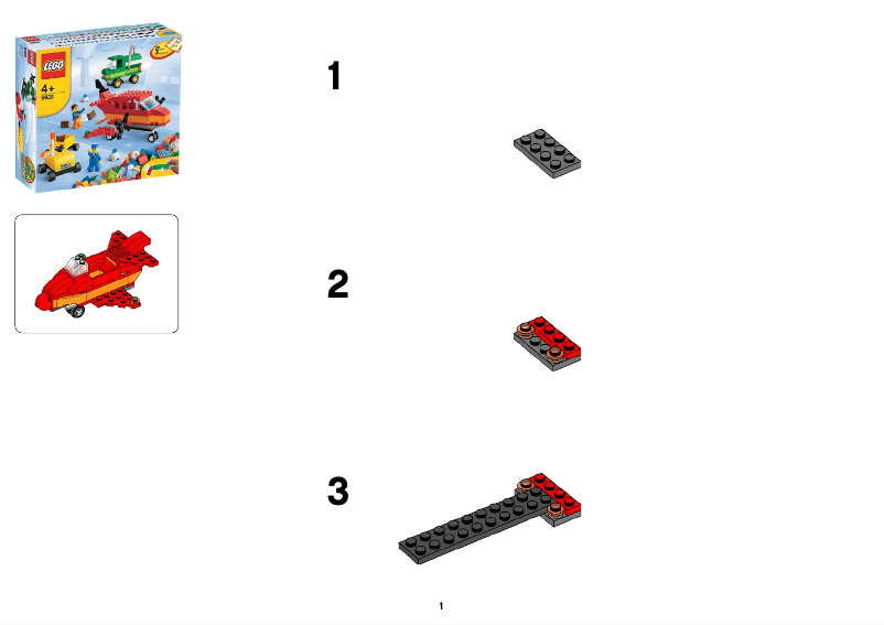Page 1 de la notice Manuel utilisateur Lego ® Airport Building Set