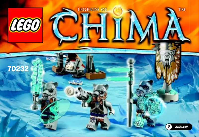 Page 1 de la notice Manuel utilisateur Lego Chima 70232