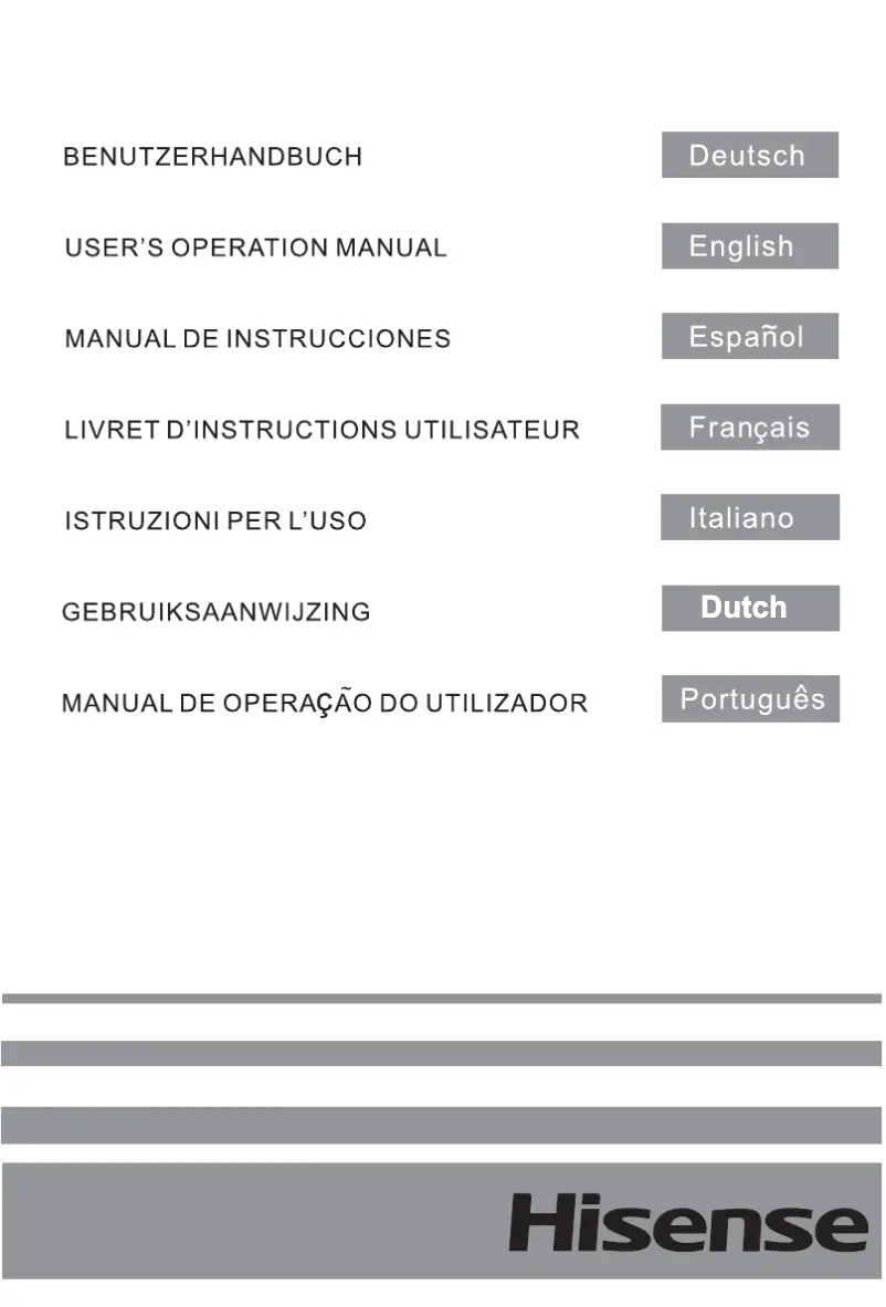 Page 1 de la notice Manuel utilisateur Hisense RB440N4GWE
