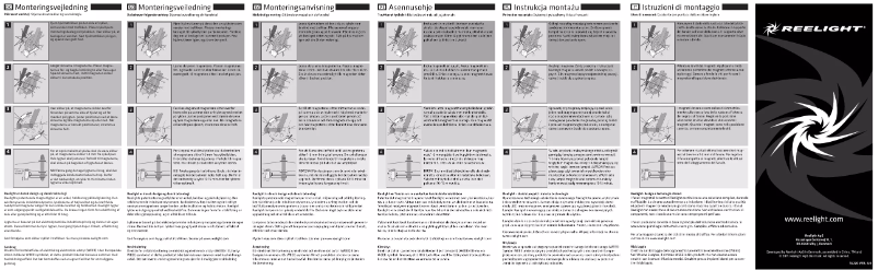 Page 1 de la notice Manuel utilisateur Reelight SL220