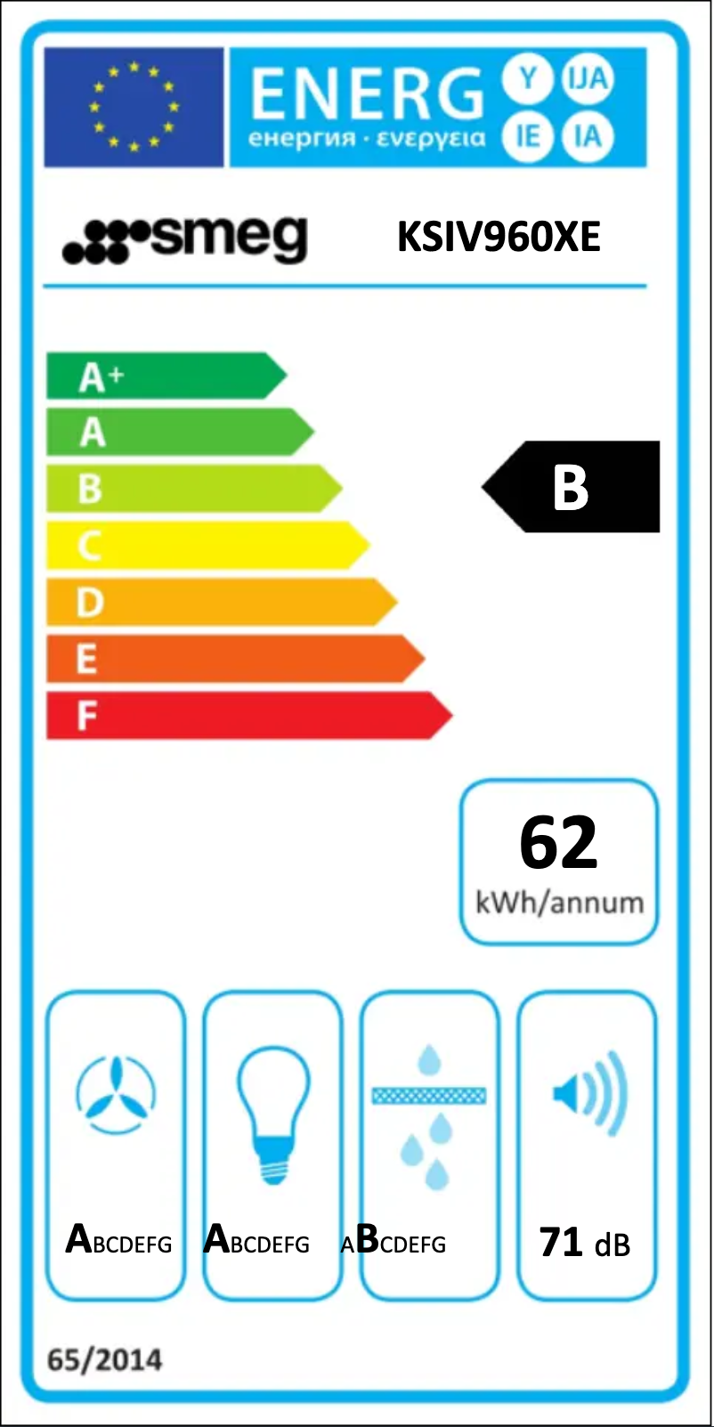 Image de la première page du manuel de l'appareil KSIV960XE