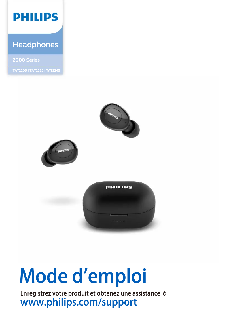 Page 1 de la notice Manuel utilisateur Philips 2000 Series TAT2235