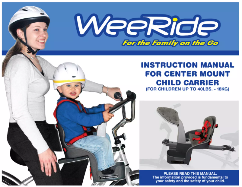 Page 1 de la notice Manuel utilisateur WeeRide Kangaroo Deluxe