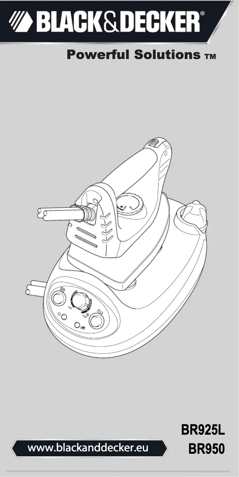 Page n°1 - Manuel utilisateur Black & Decker BR950
