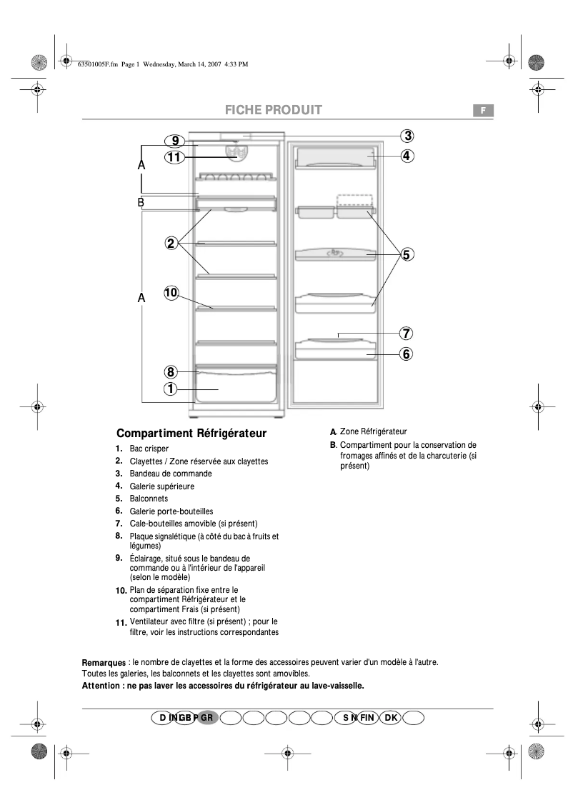 Image de la première page du manuel de l'appareil ARC 192 Aqua