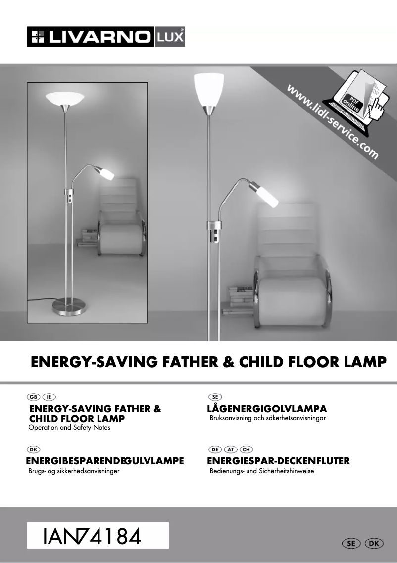 Page n°1 - Manuel utilisateur Livarno Lux IAN 74184