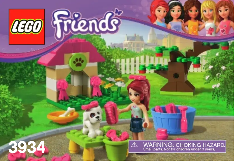 Page 1 de la notice Manuel utilisateur Lego Friends 3934
