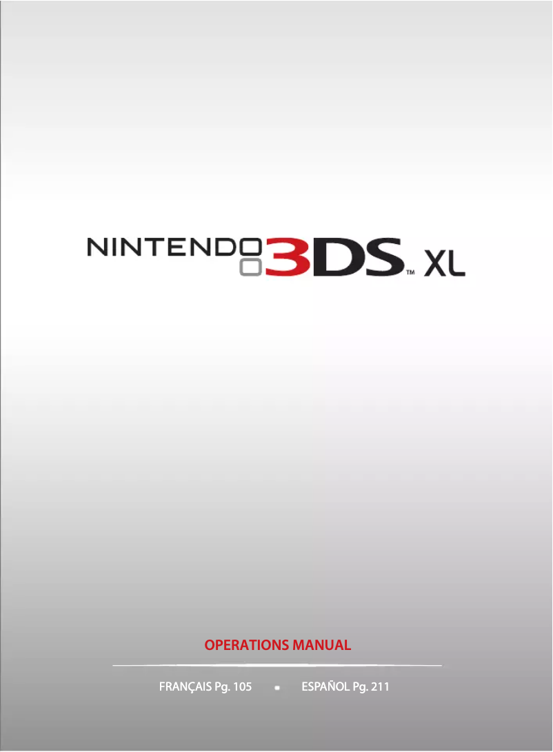 Image de la première page du manuel de l'appareil 3DS XL Hyrule Edition