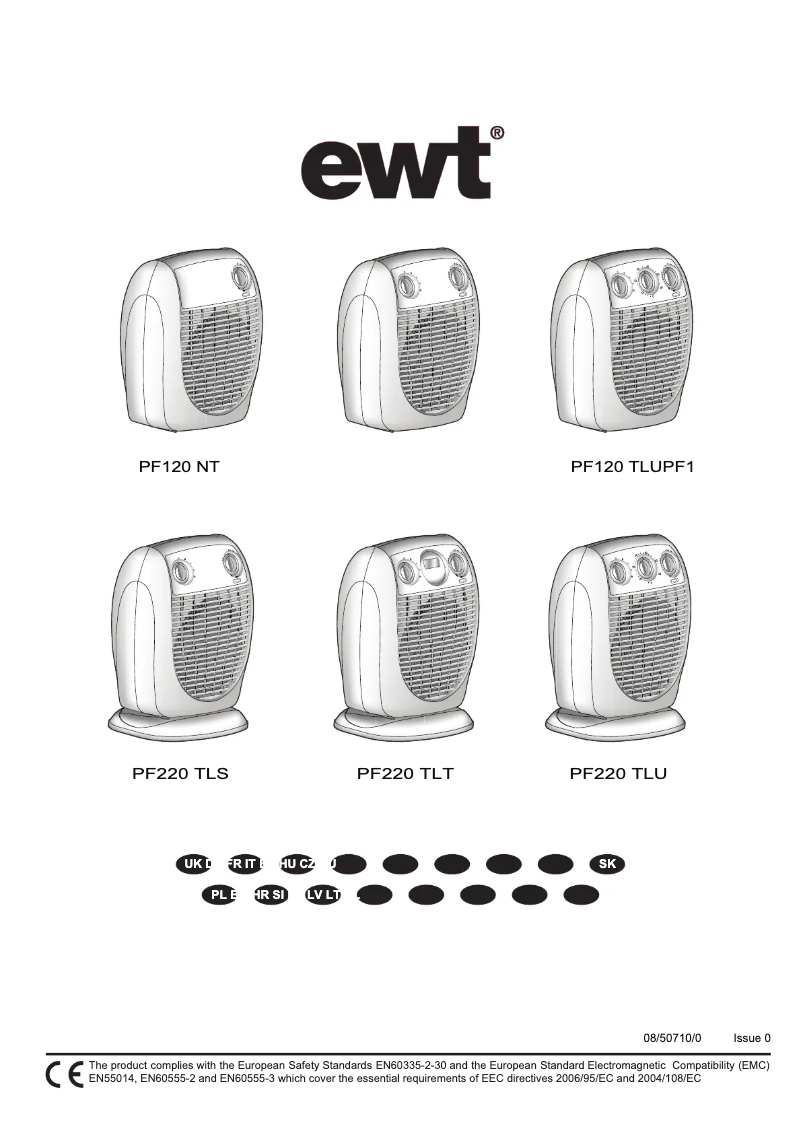 Page 1 de la notice Manuel utilisateur EWT PF120 NT