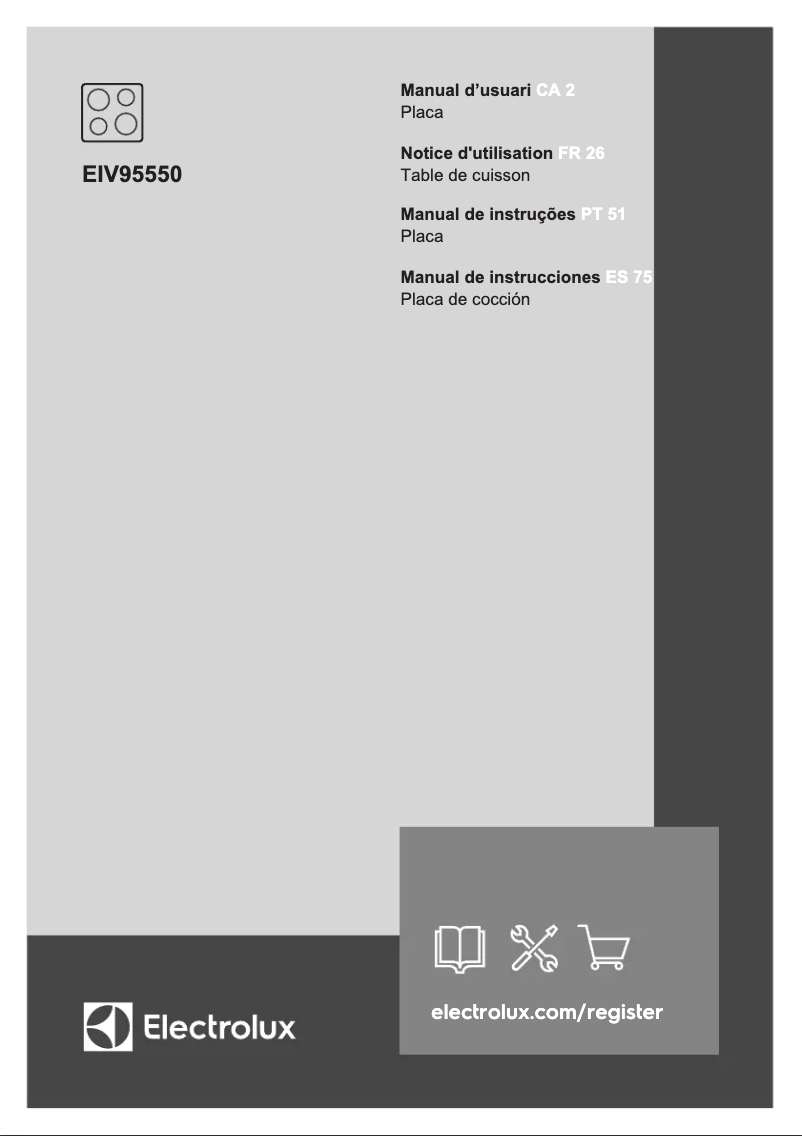 Page n°1 - Manuel utilisateur Electrolux EIV95550