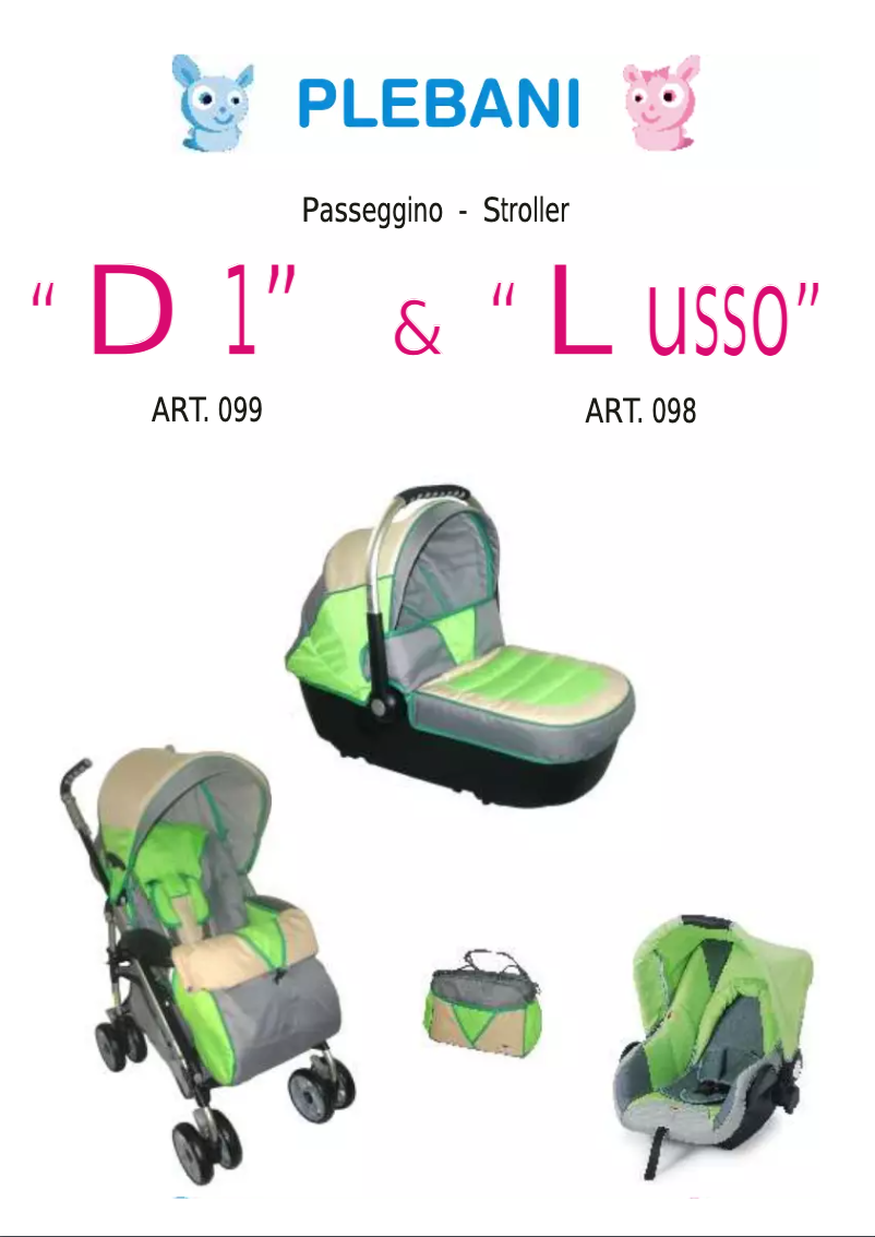 Image de la première page du manuel de l'appareil D1 Trio