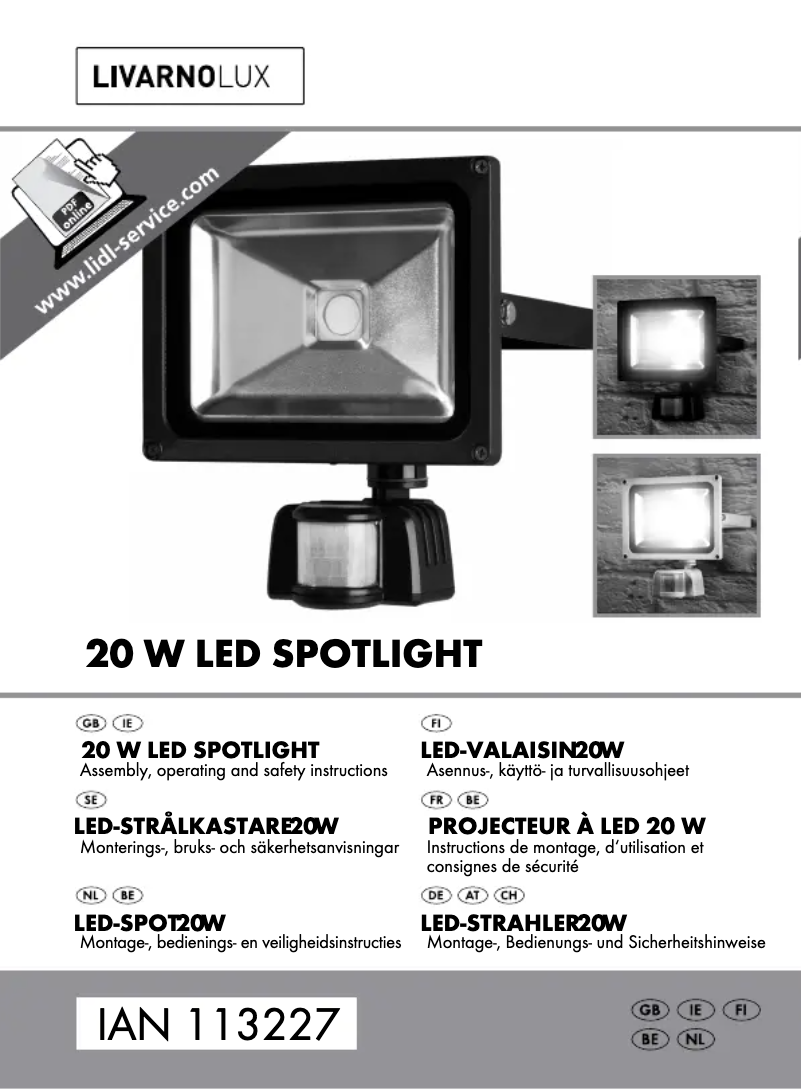 Image de la première page du manuel de l'appareil IAN 288476