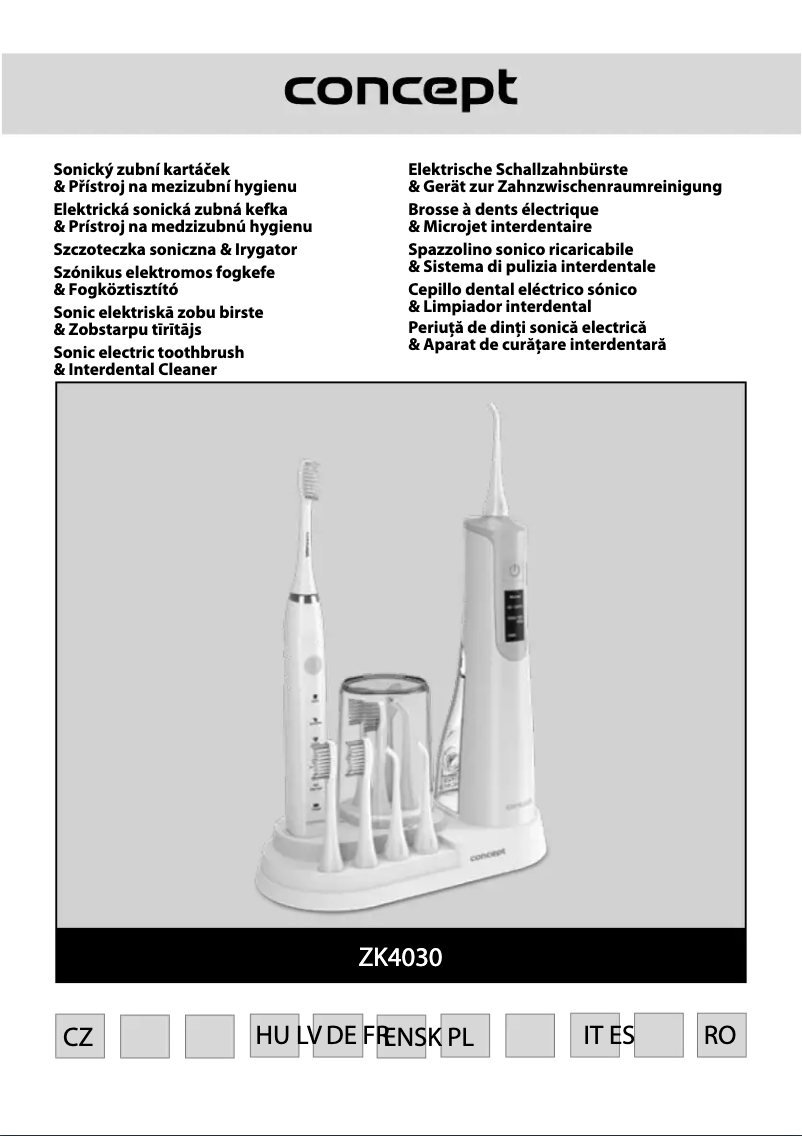Page 1 de la notice Manuel utilisateur Concept Perfect Smile ZK4030