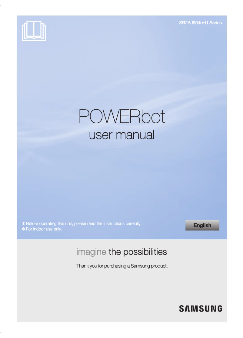 Page 1 de la notice Manuel utilisateur Samsung POWERbot Essential VR2AJ9020UG