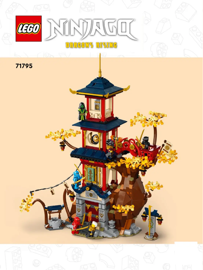 Image de la première page du manuel de l'appareil Ninjago 71795