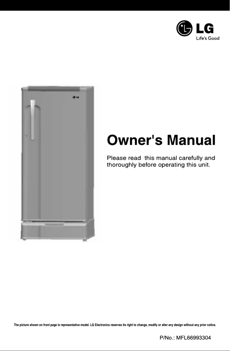 Page 1 de la notice Manuel utilisateur LG GR-221XBG