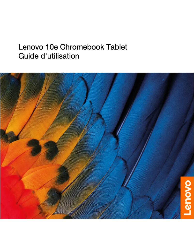 Page n°1 - Manuel utilisateur Lenovo 10e Chromebook