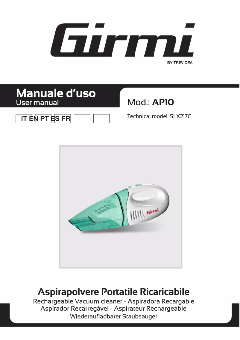 Page n°1 - Manuel utilisateur Girmi AP10