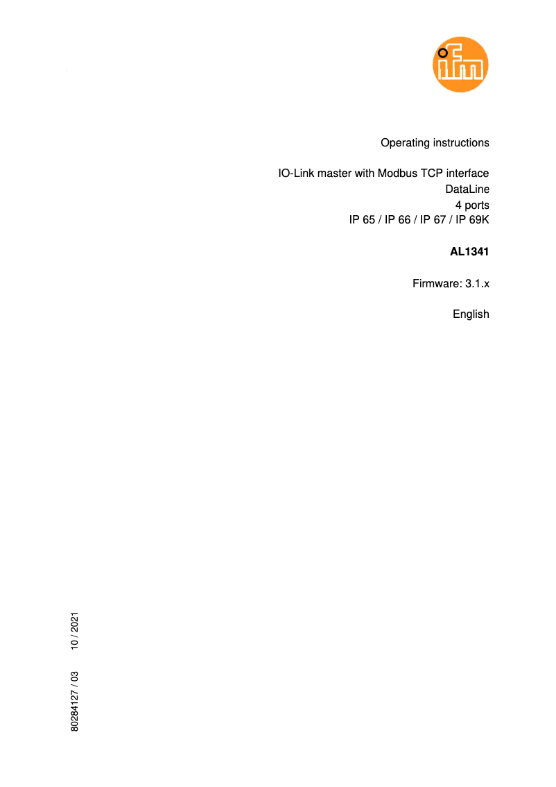 Image de la première page du manuel de l'appareil AL1341