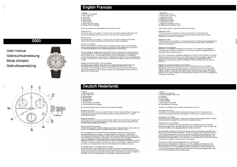 Image de la première page du manuel de l'appareil 0050