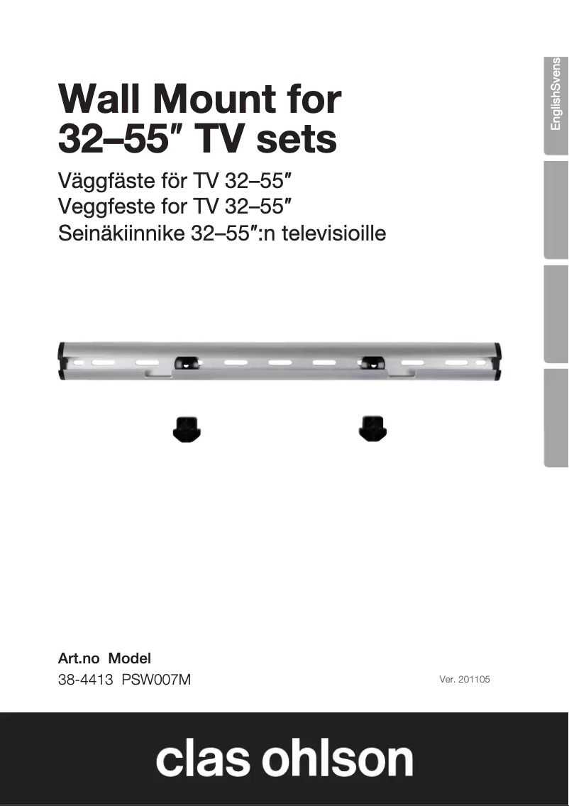 Page n°1 - Manuel utilisateur Clas Ohlson PSW007M