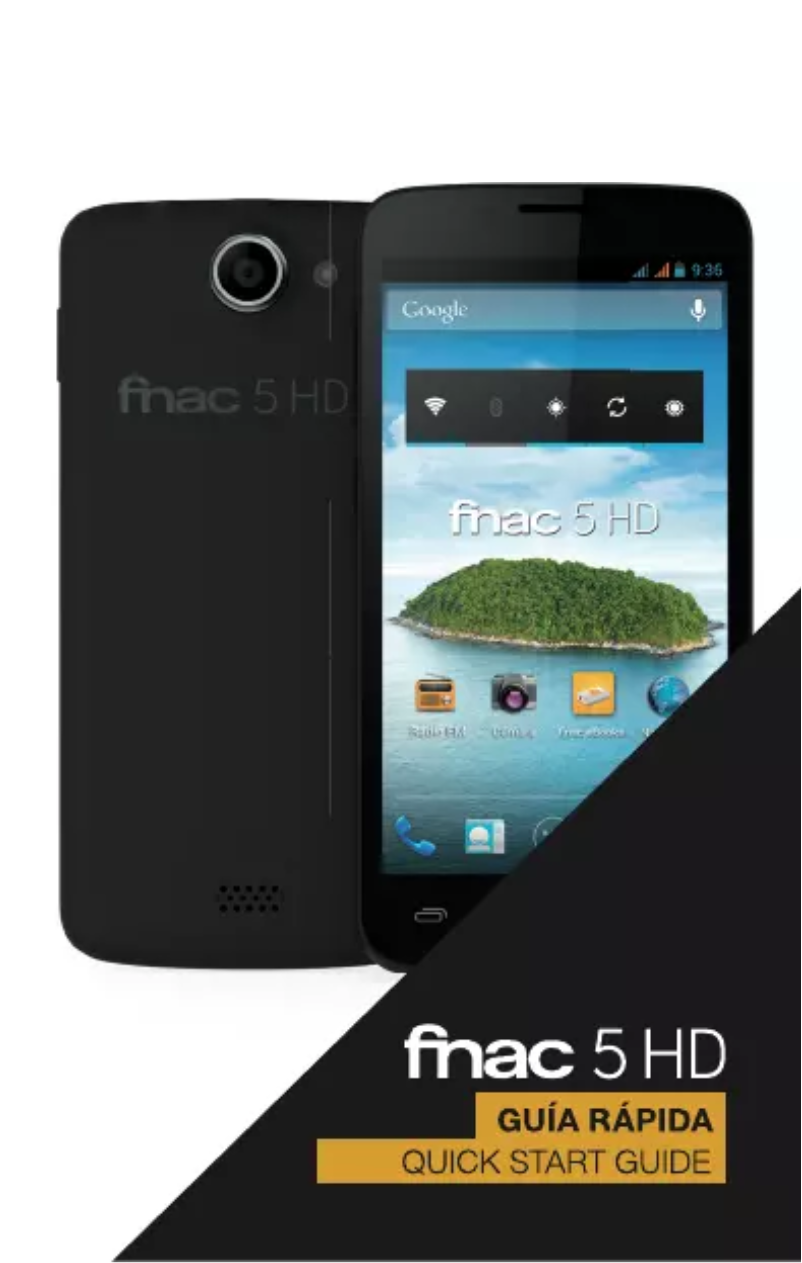 Image de la première page du manuel de l'appareil Fnac 5 HD