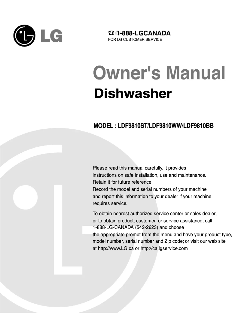 Image de la première page du manuel de l'appareil D1401TB