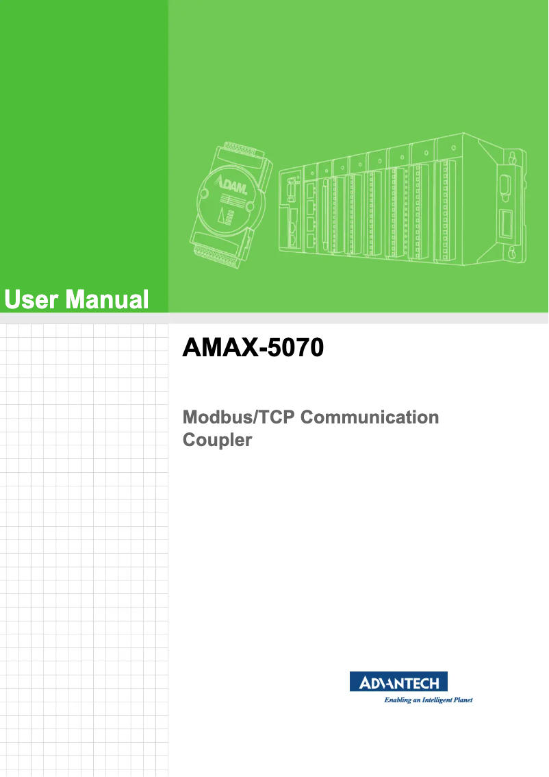 Page n°1 - Manuel utilisateur Advantech AMAX-5070-A