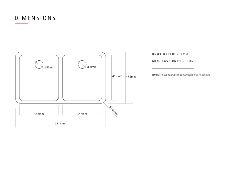 Page 1 de la notice Manuel utilisateur Caple FORM3636