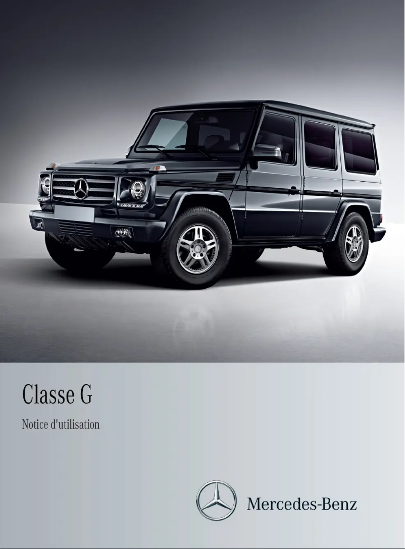 Página 1 del manual Manual de usuario Mercedes-Benz G-Class (2014)