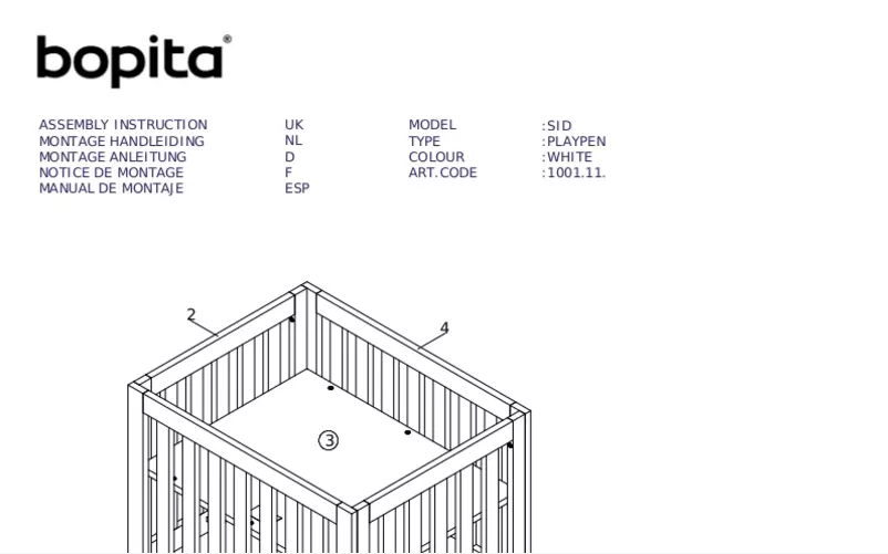 Image de la première page du manuel de l'appareil Sid