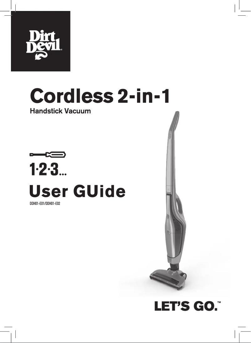 Page 1 de la notice Manuel utilisateur Dirt Devil HandiClean