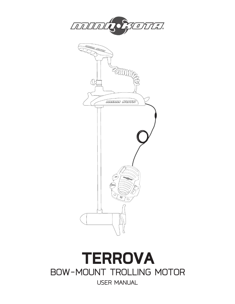 Page 1 de la notice Manuel utilisateur Minn Kota Terrova