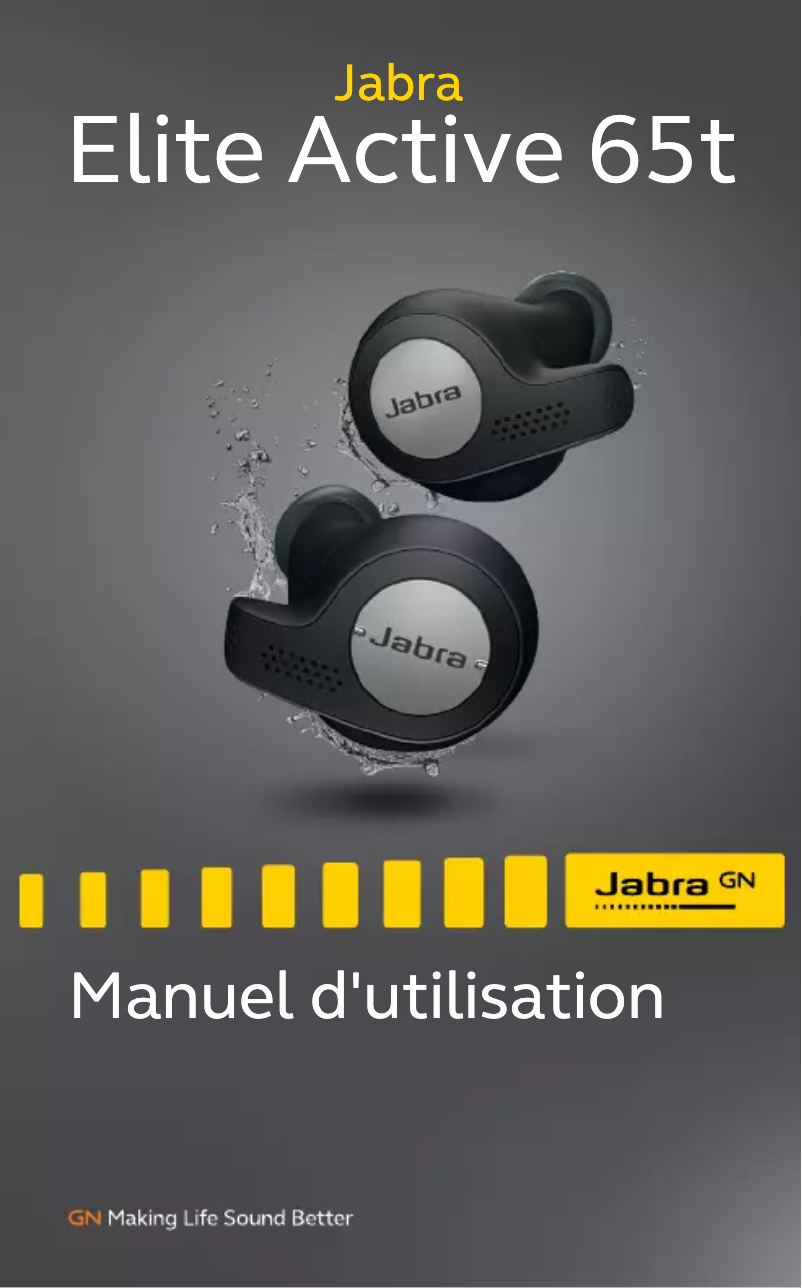 Page n°1 - Manuel utilisateur Jabra Elite 65t