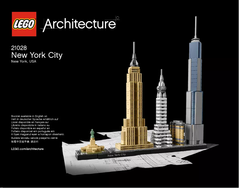 Page n°1 - Manuel utilisateur Lego Architecture 21028