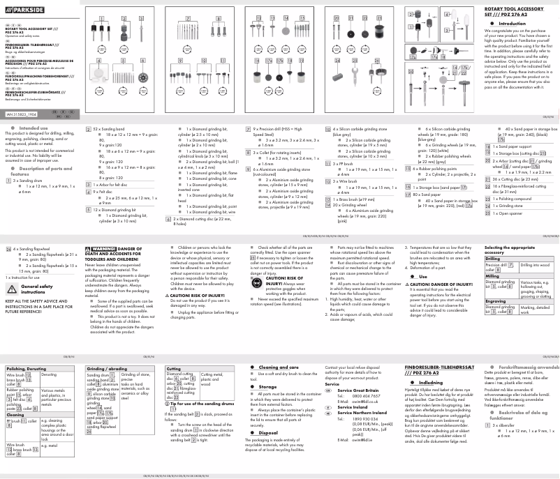 Image de la première page du manuel de l'appareil PDZ 276 A2