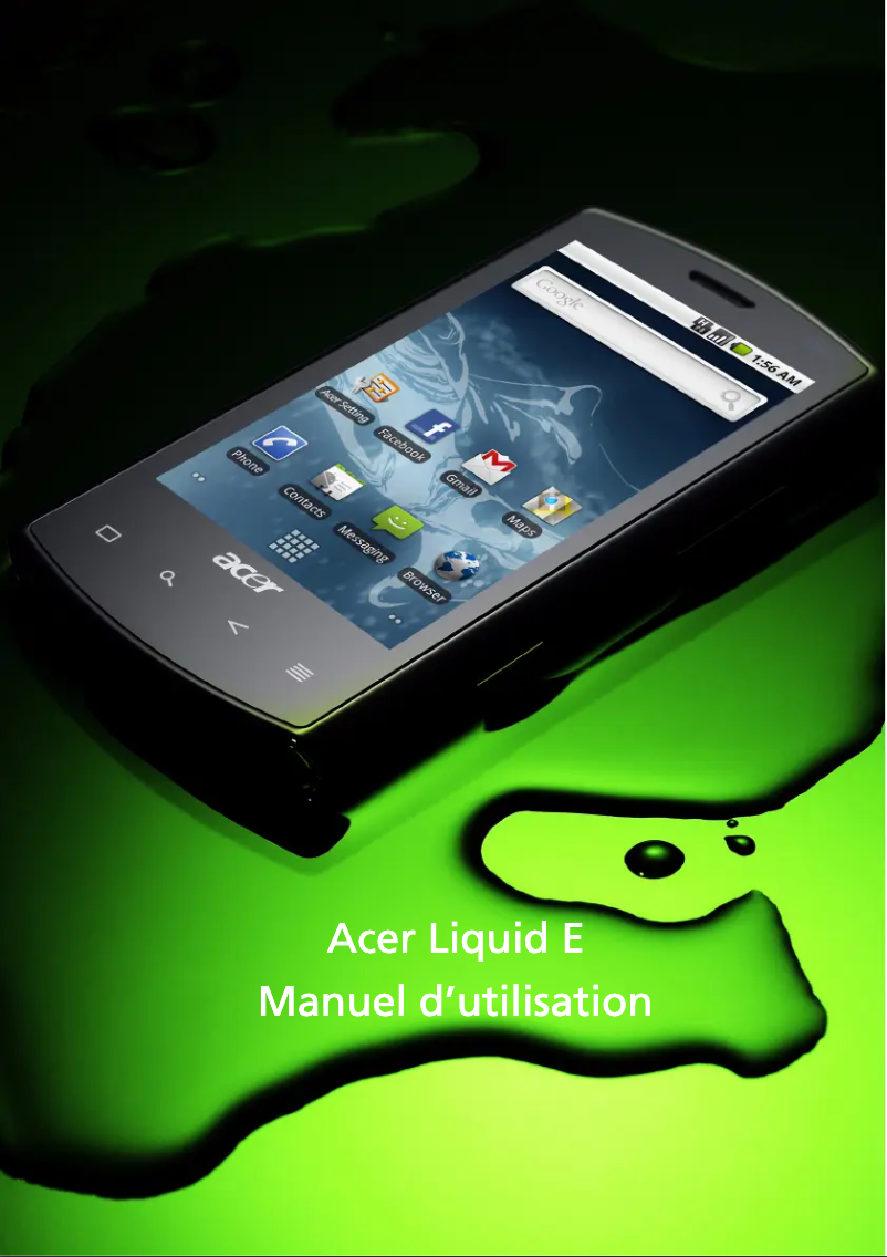 Image de la première page du manuel de l'appareil Liquid E